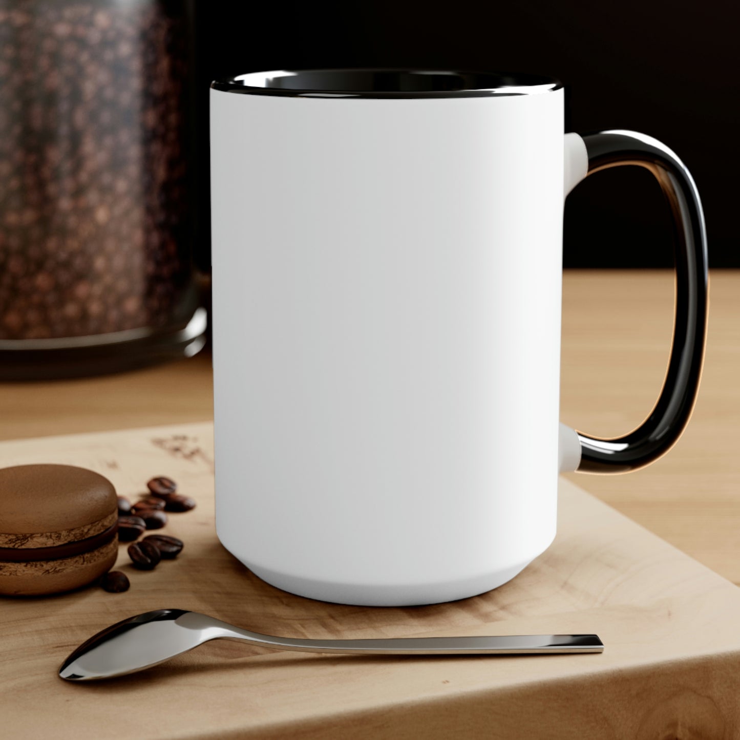 Two-Tone Coffee Mugs, 15oz