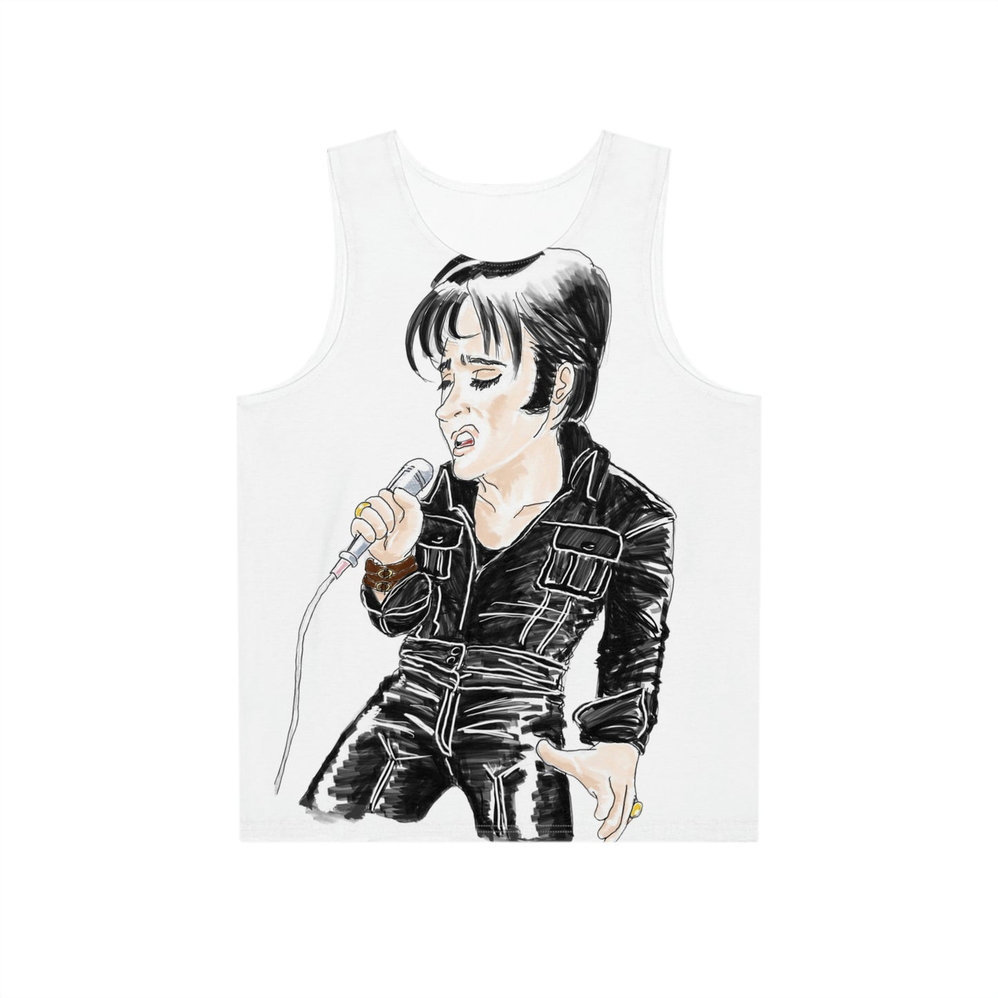 Artist Rendering of ELVIS ~ Unisex Tank