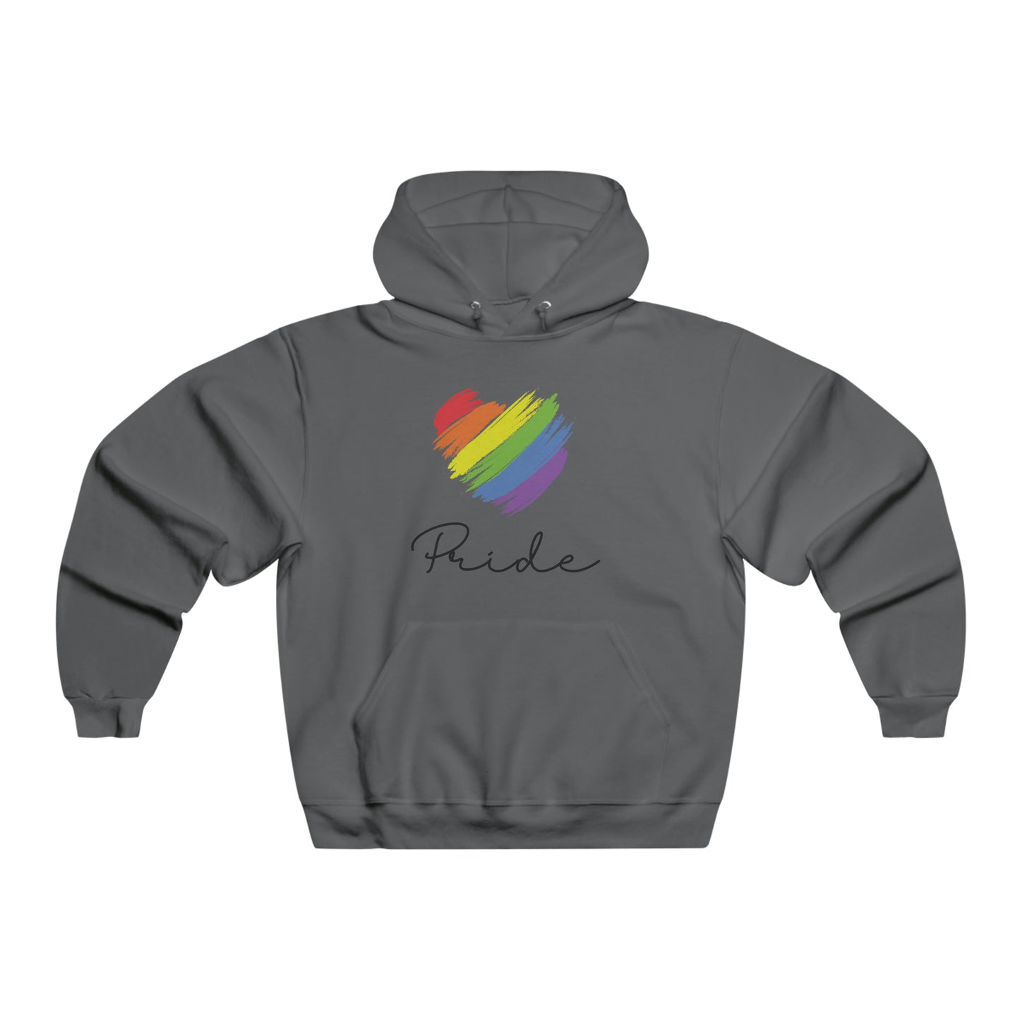 PRIDE Men's NUBLEND® Hooded Sweatshirt