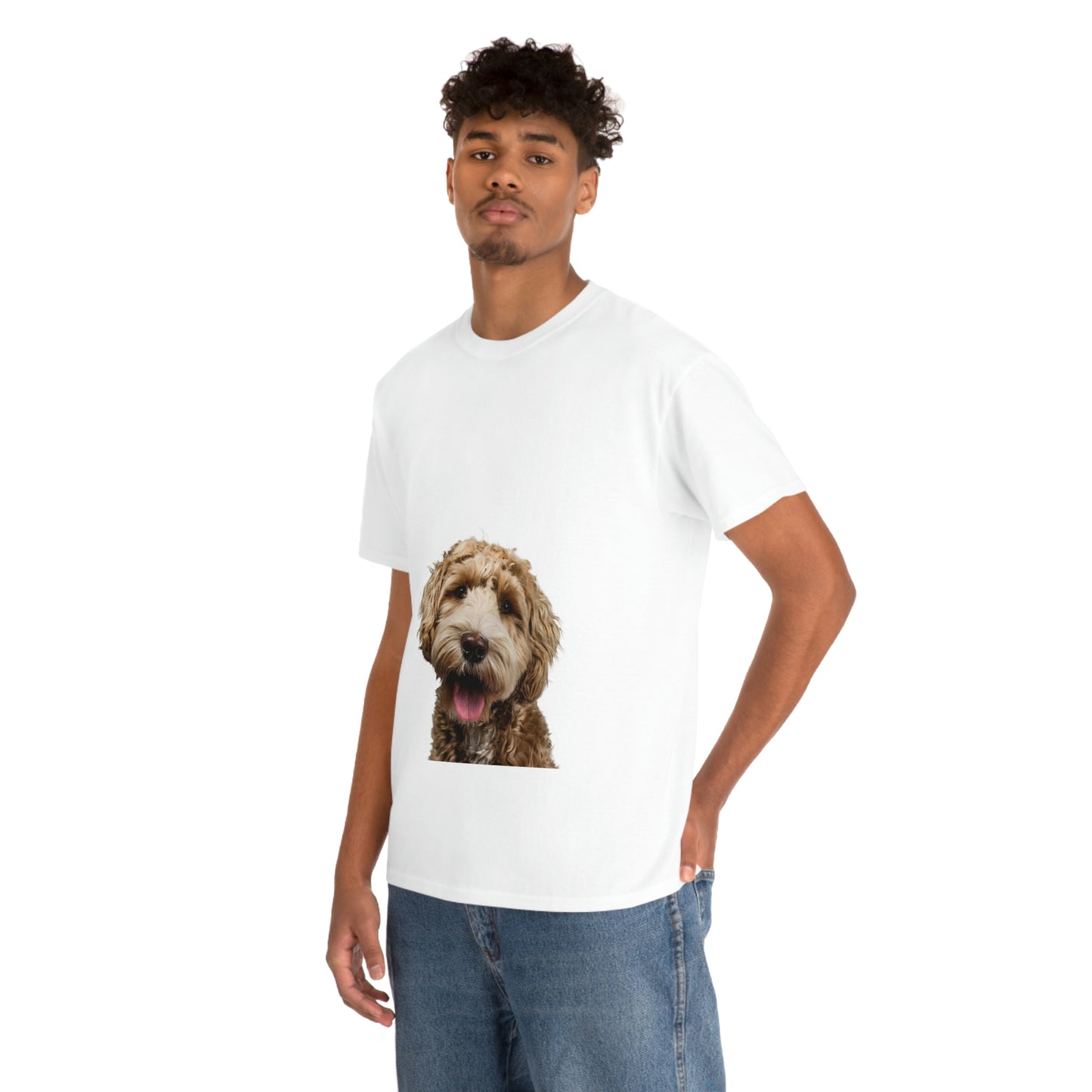 Life is better with a DOG Unisex Heavy Cotton Tee