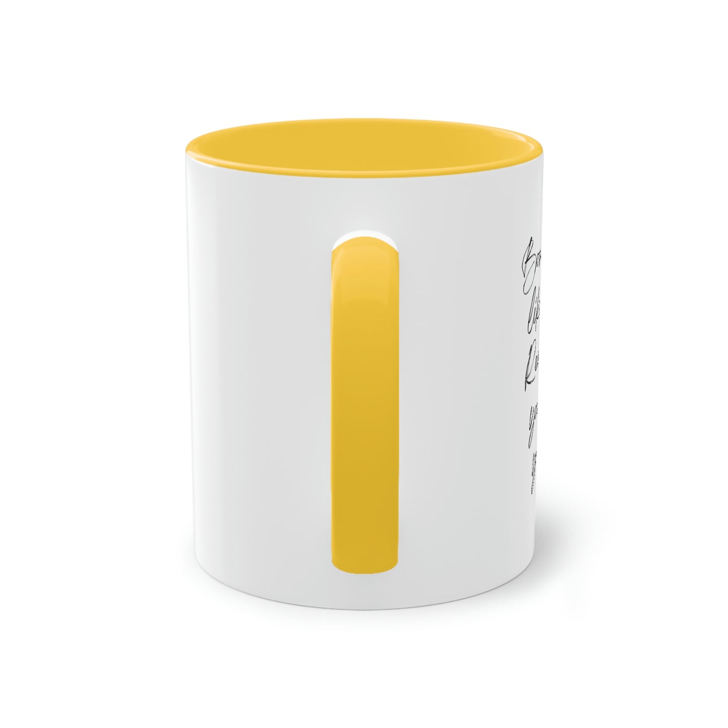 You Liking Yourself  Two-Tone Coffee Mug, 11oz
