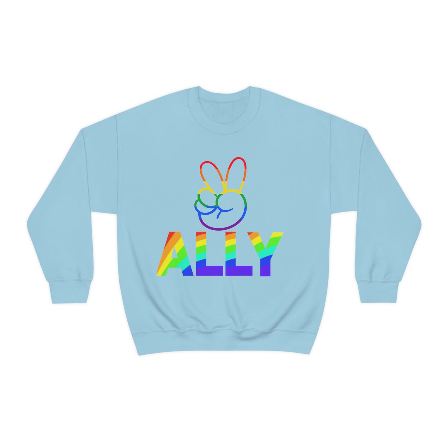 PRIDE ALLY Unisex Heavy Blend™ Crewneck Sweatshirt