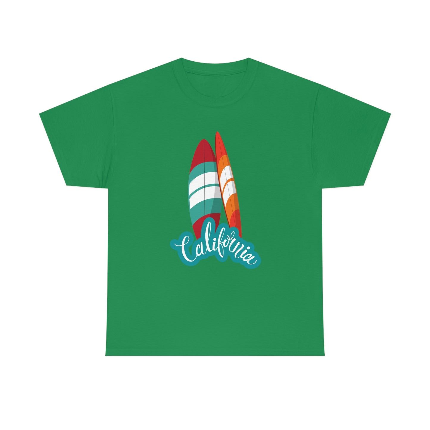 CALIFORNIA SURFS UP Unisex Heavy Cotton Tee