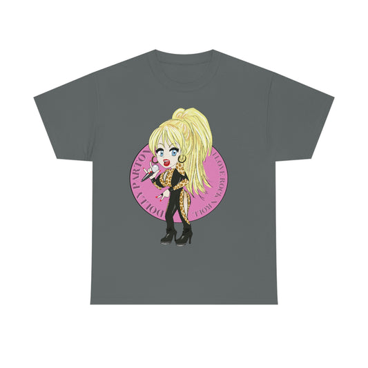 Dolly Parton ~I LOVE ROCK N ROLL Inspired Artwork ~Unisex Heavy Cotton Tee