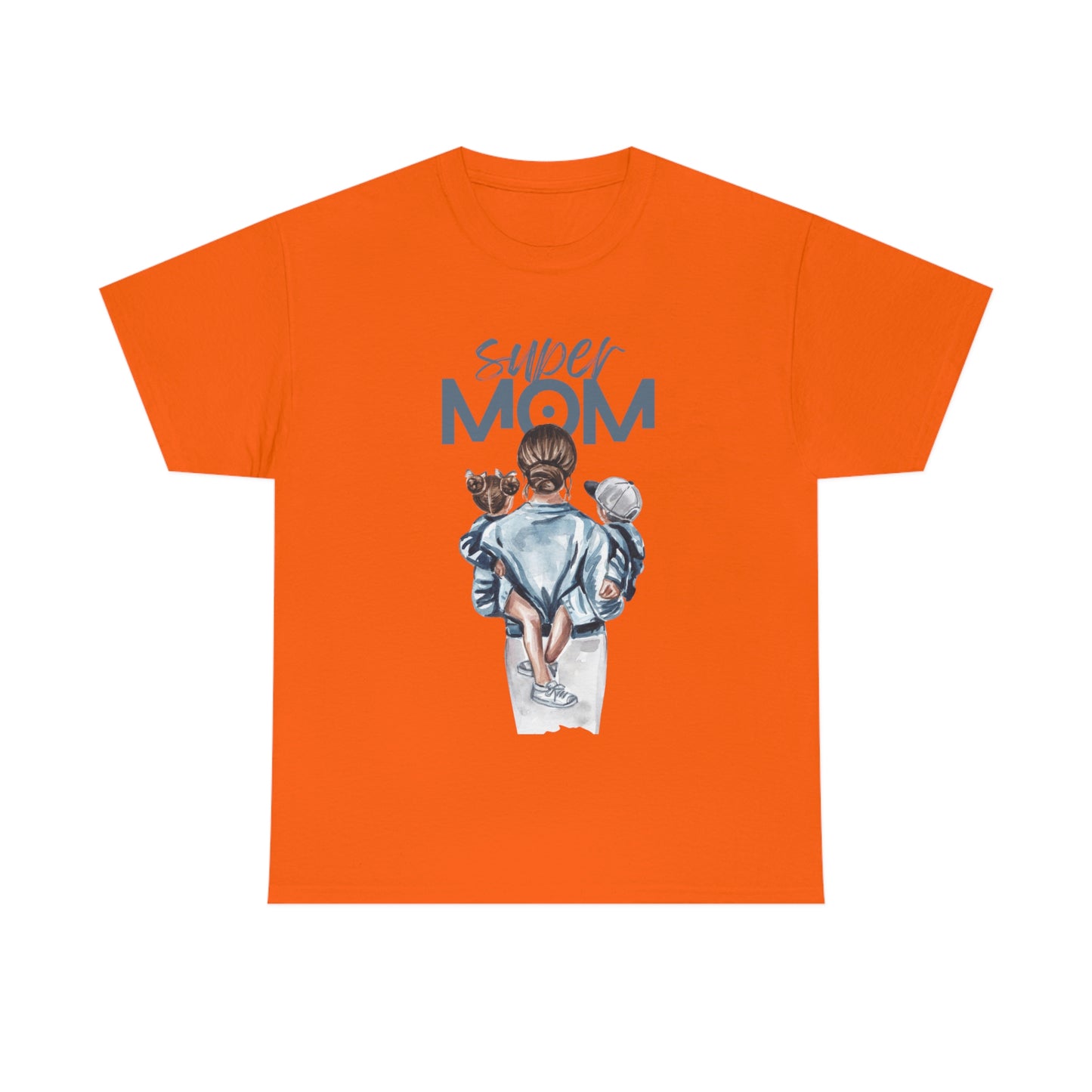 SUPER MOM Unisex Heavy Cotton Tee