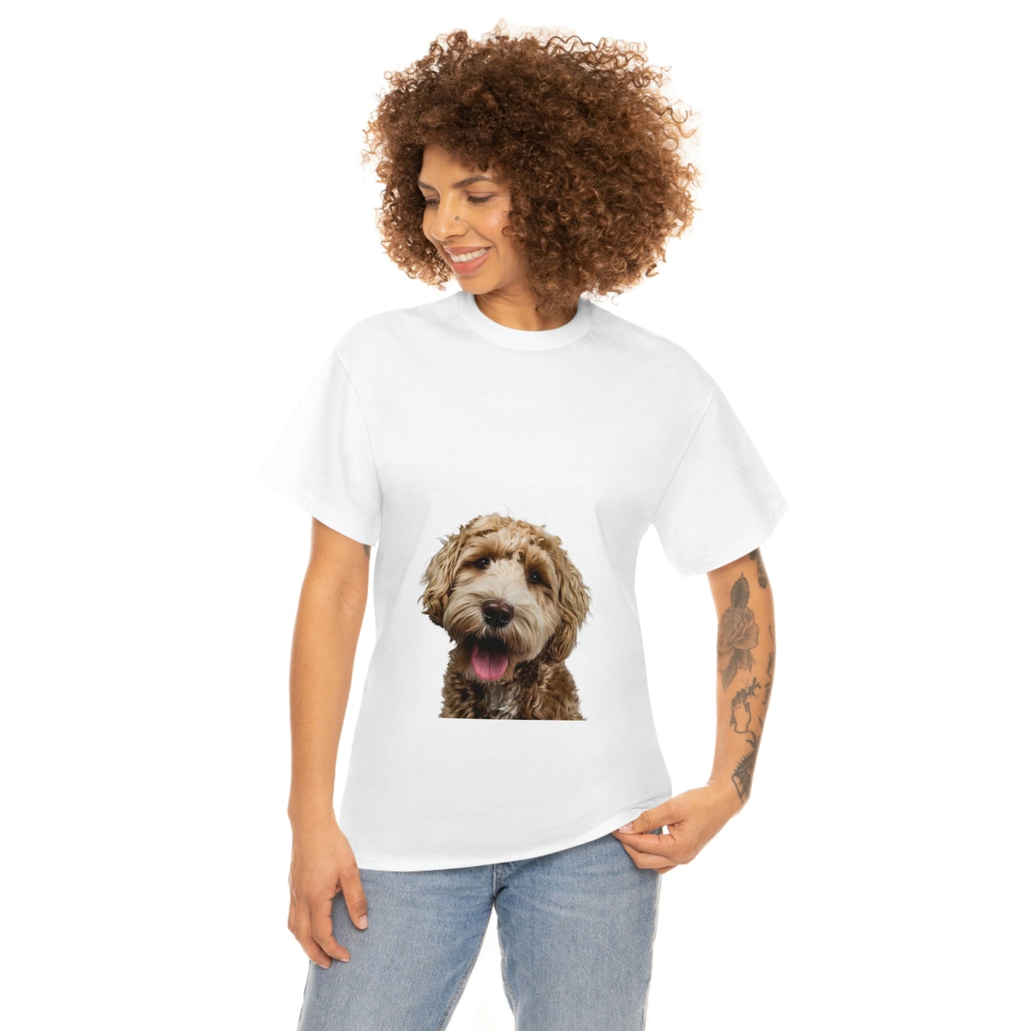 Life is better with a DOG Unisex Heavy Cotton Tee