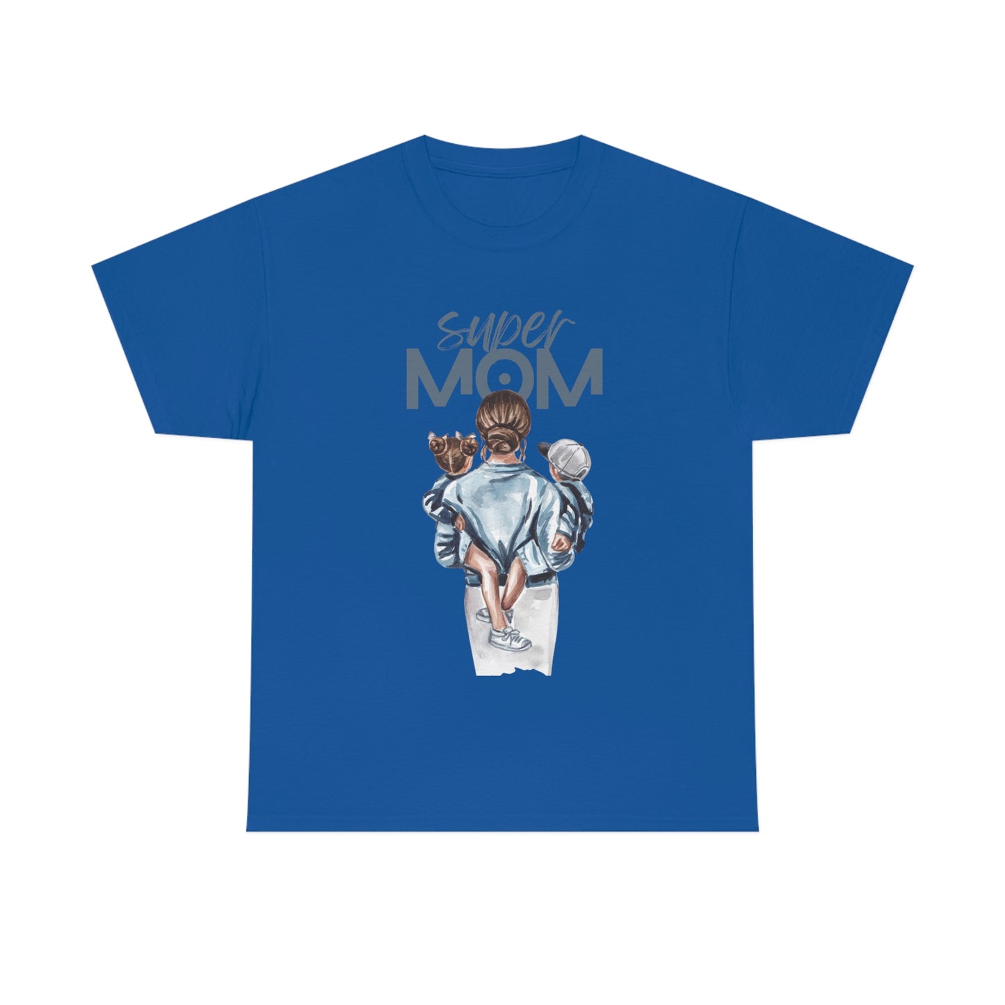 SUPER MOM Unisex Heavy Cotton Tee