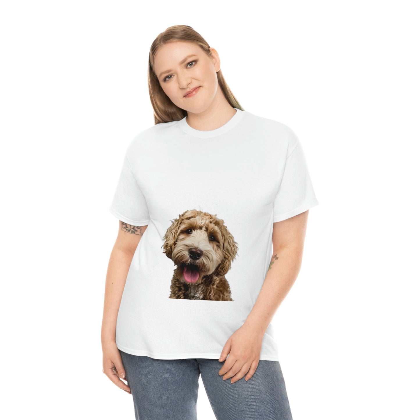 Life is better with a DOG Unisex Heavy Cotton Tee