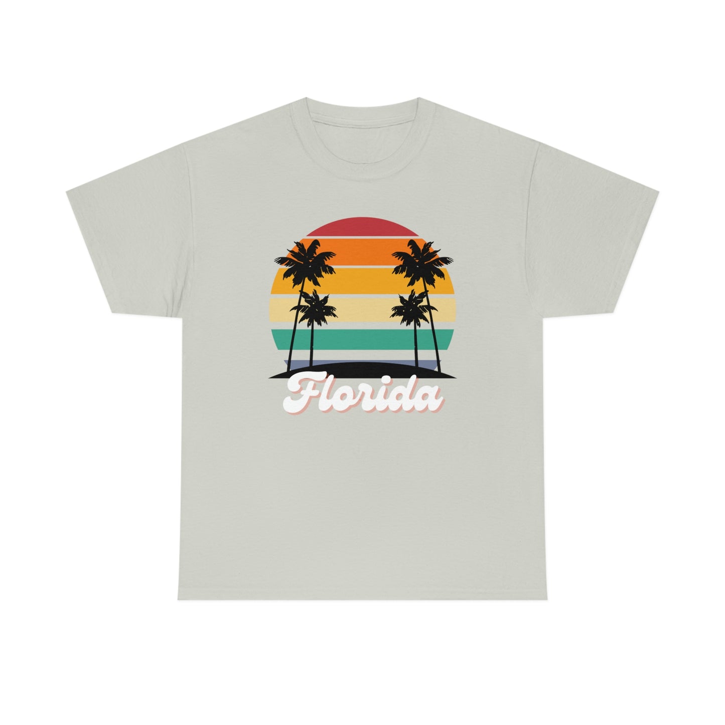 FLORIDA RETRO BEACH Unisex Heavy Cotton Tee