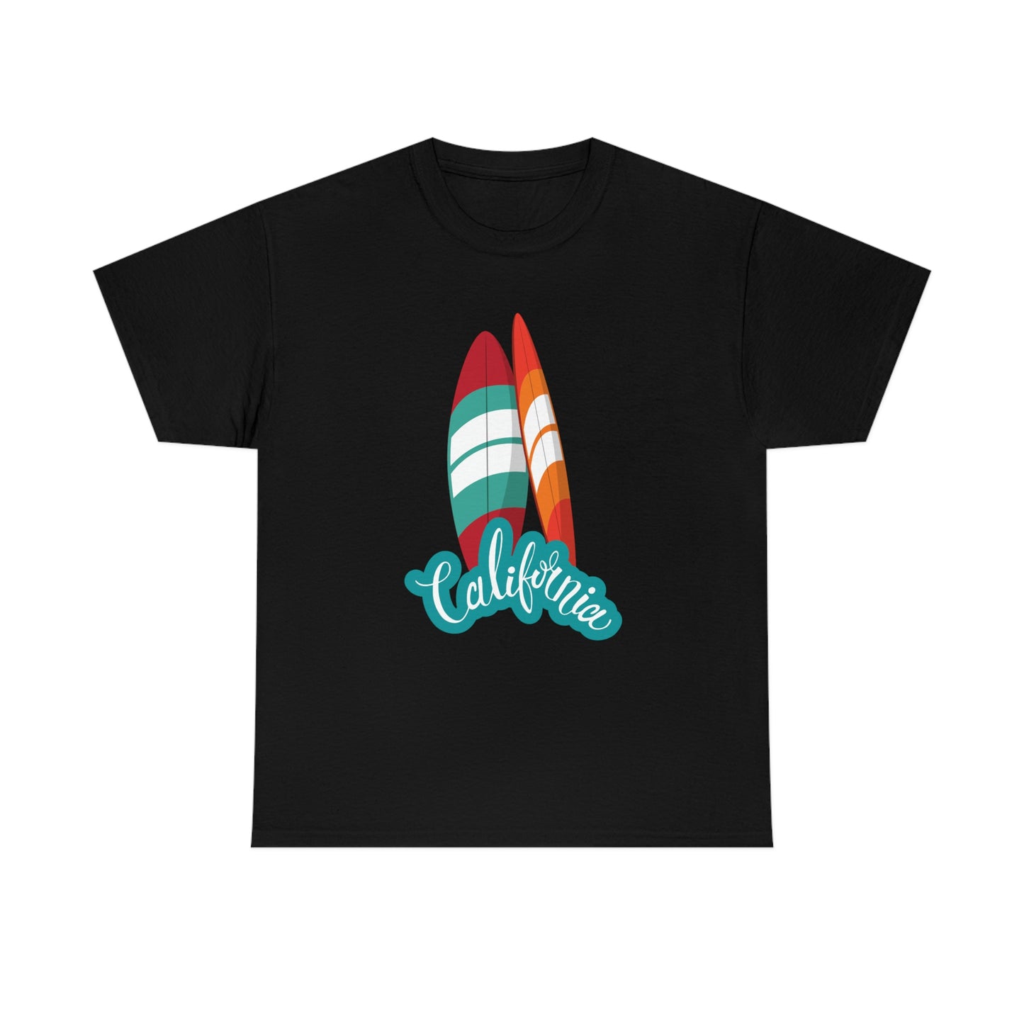 CALIFORNIA SURFS UP Unisex Heavy Cotton Tee