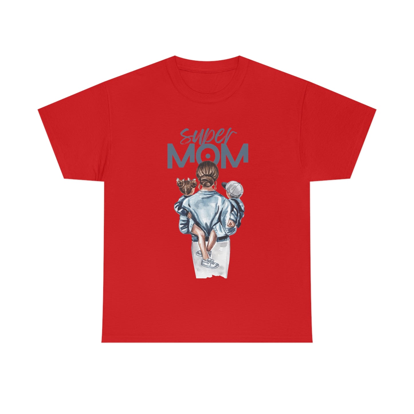 SUPER MOM Unisex Heavy Cotton Tee